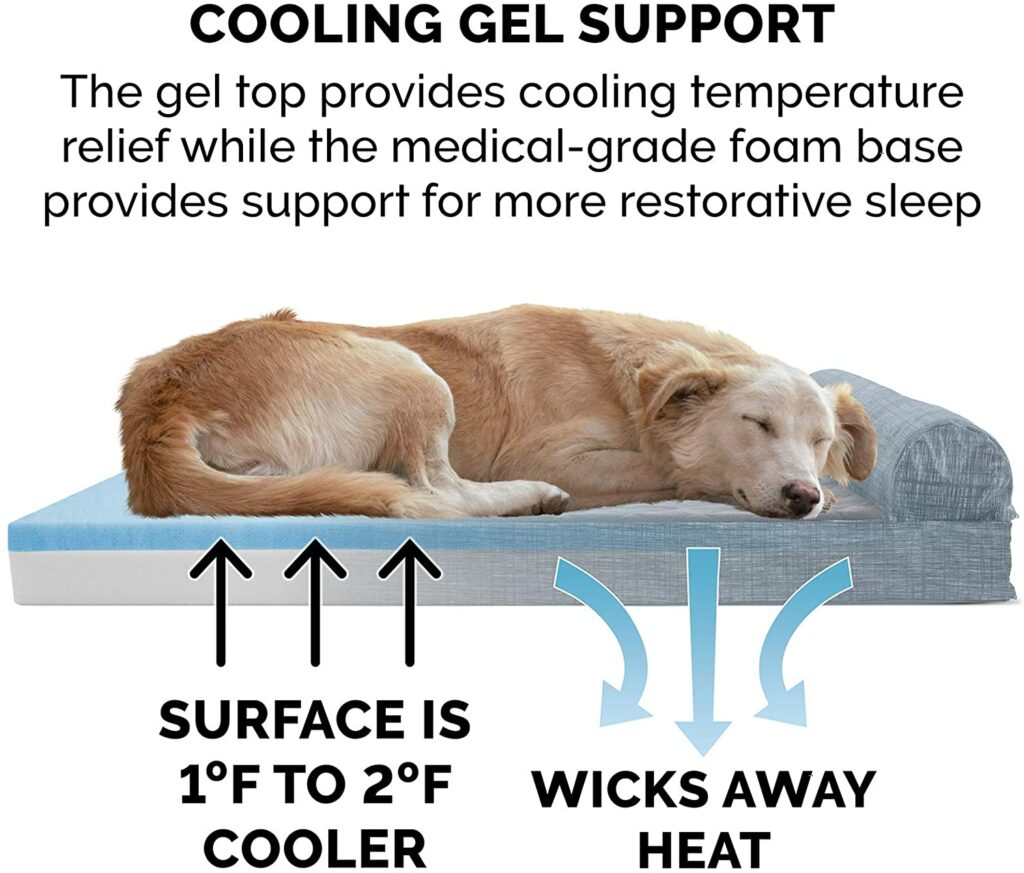 Best Dog Beds For French Bulldogs - Furhaven Pet Bed Cooling Gel