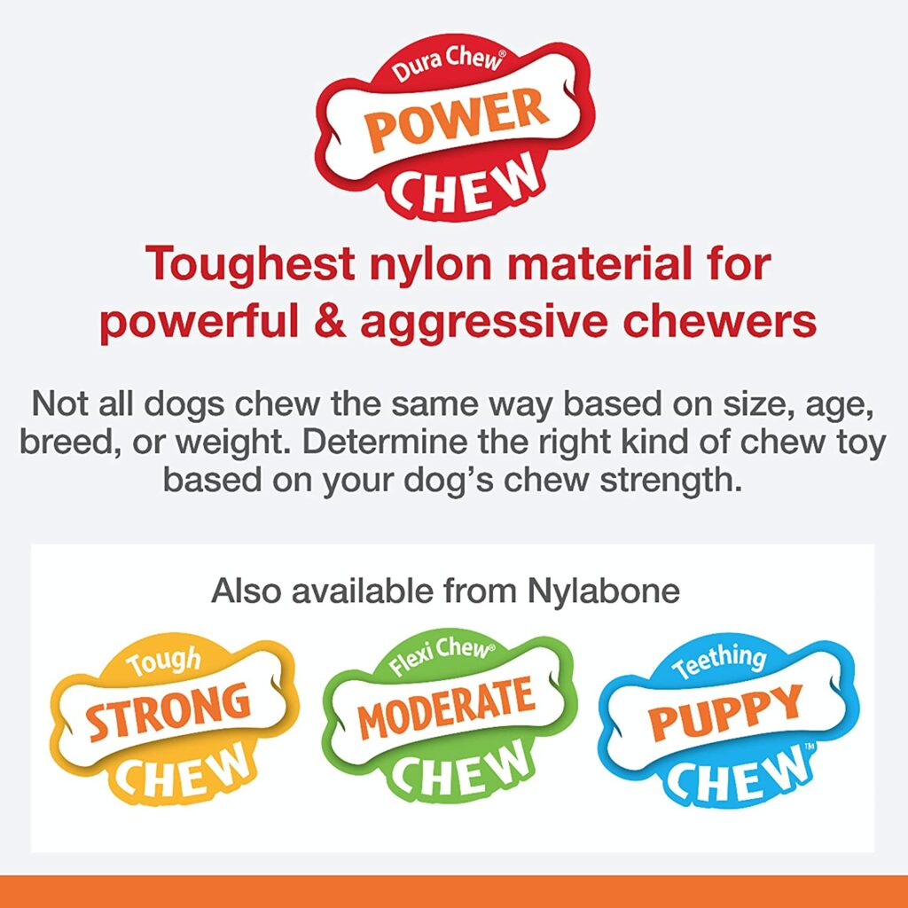 Best French Bulldog Toys - Playtime For Your Frenchie - Nylabone Triple Pack Dog Chew
