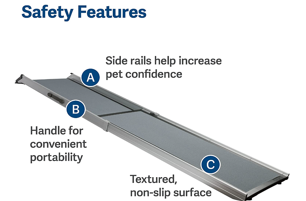 5 Best Dog Ramps - The Ultimate Buying Guide - PetSafe Happy Ride Extra Long Telescoping Dog Ramp